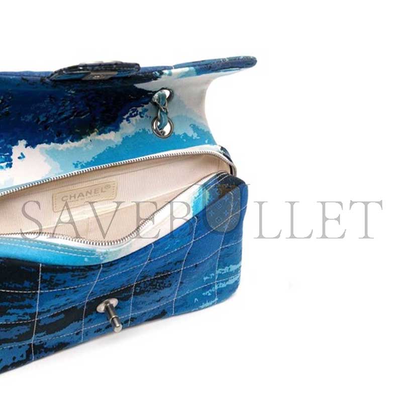 Ch**el surf line shoulder bag in blue (25*15*6cm)